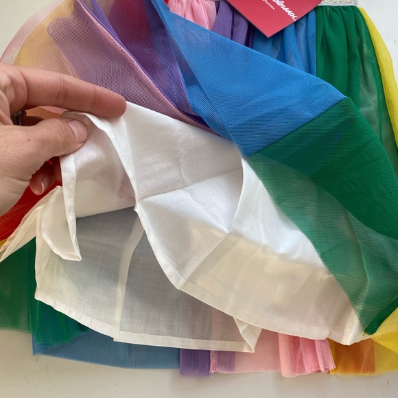 Hanna Andersson Girls rainbow tutu skirt 110 new - Picture 2 of 4